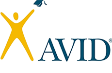 We're an AVID-Driven School (logo)